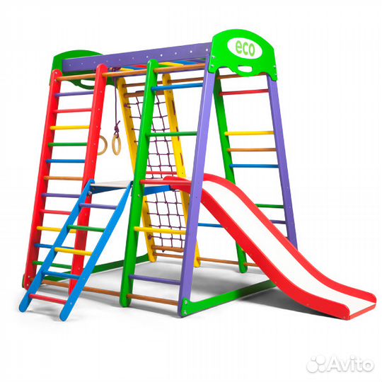 Спортивный комплекс для дома Акварелька Plus2