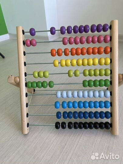 Счеты деревянные IKEA игрушка