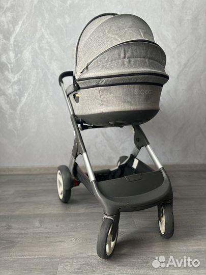 Коляска 3 в 1 Stokke (автолюлька с базой BeSafe)