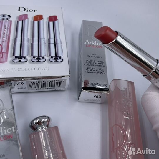 Dior помады Dior бальзамы Набор 3в1 Новые