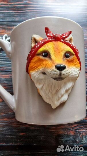 Кружка из полимерной глины