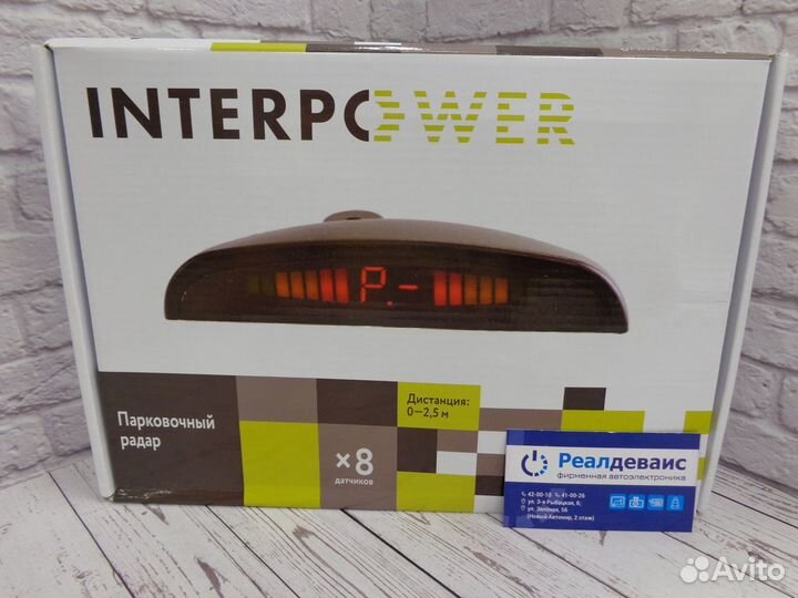 Парктроник Interpower IP-816 (на 8 датчиков) чёрны