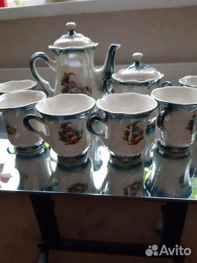 Сервиз чайный и рюмки
