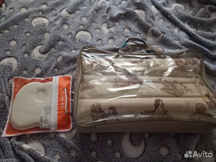 Матрас и подушка ортопедические для новорождённых