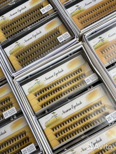 Ресницы пучки для макияжа