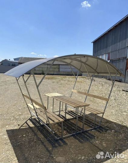 Беседка из поликарбоната