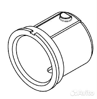 Втулка тормоза наката прицепа knott d50 NEW, в ком
