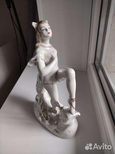 Статуэтка балерина кошка дфз