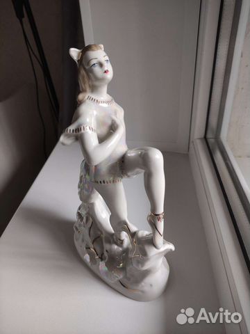 Статуэтка балерина кошка дфз