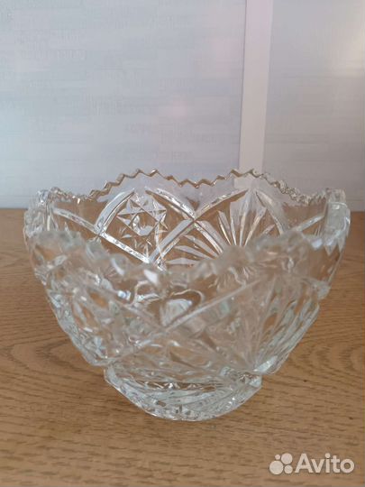 Вазы хрустальные СССР 3 шт