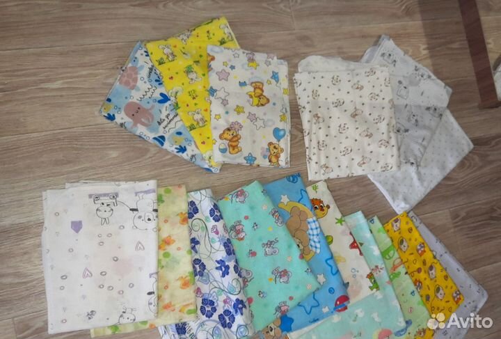 Пеленки детские пакетом бу
