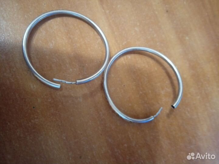 Серебряные серьги
