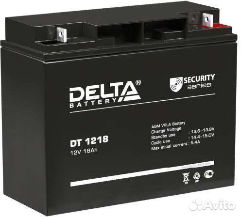 Аккумуляторная батарея для ибп delta DT1218, 12B