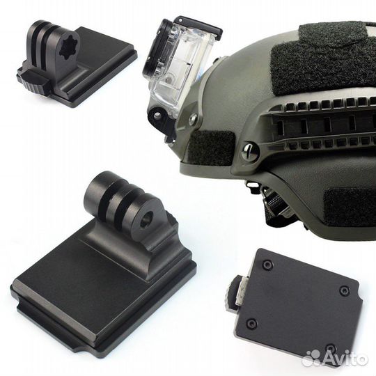 Разные крепления на военный шлем