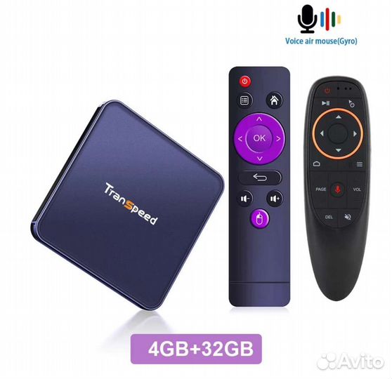 Тв приставка android 12 4/32
