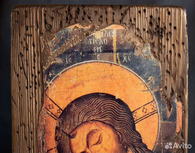 Икона деревянная «Христос во гробе»