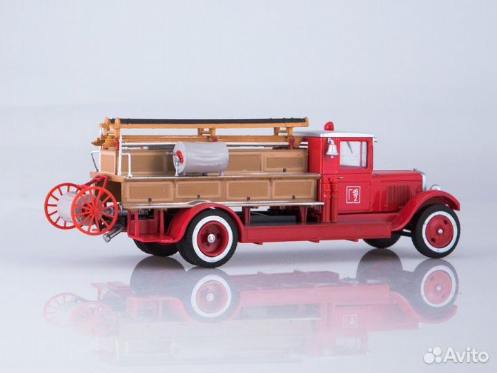 Зис 5 Пожарный пмз СССР Наши грузовики 1:43