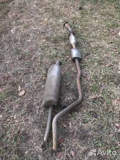 Глушитель Hyundai Solaris 1 Kia Rio 3 в сборе