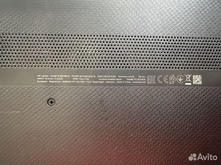 Ноутбук hp
