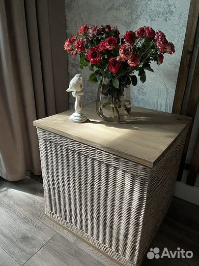 Плетеный сундук (система хранения) из эко-лозы