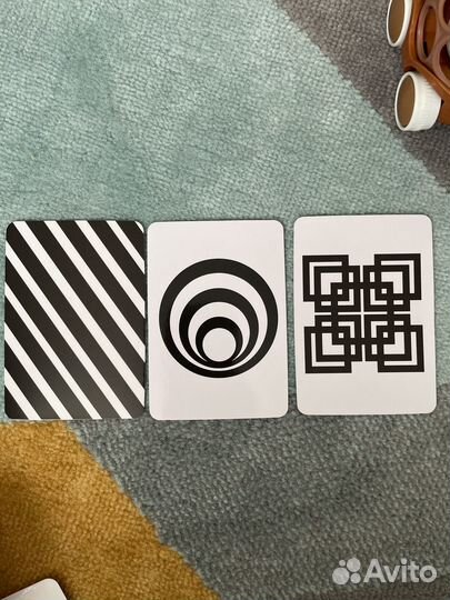 Черно белые карточки