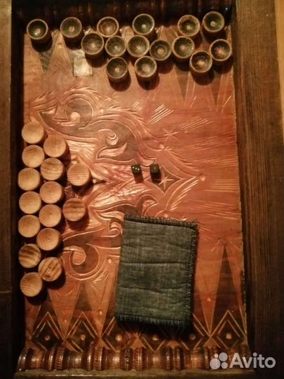 Нарды ручной работы бу