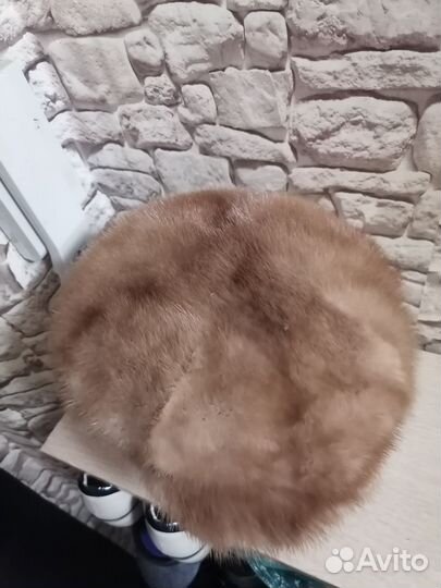 Шапка, кепка норковая новая натуральная