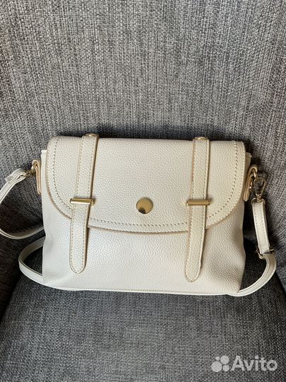 Новая белая сумка кросс боди