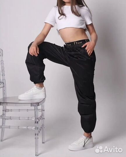 Брюки карго для девочки 134