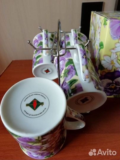 Набор из 4 чашек, фарфор