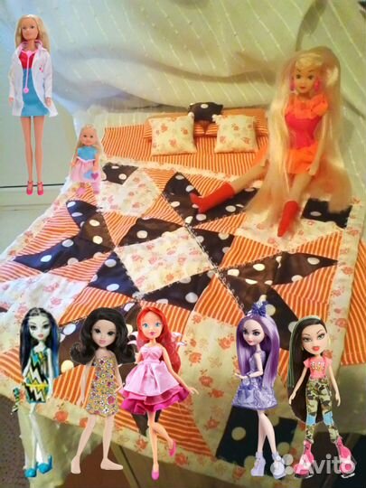 Постель для куклы,Лента лига свежих, Амигуруми