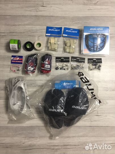 Щитки, блин и ловушка Bauer Mach M5 Int