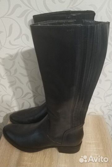 Сапоги женские осенние из натуральной кожи