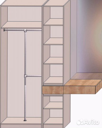 Шкаф в детскую