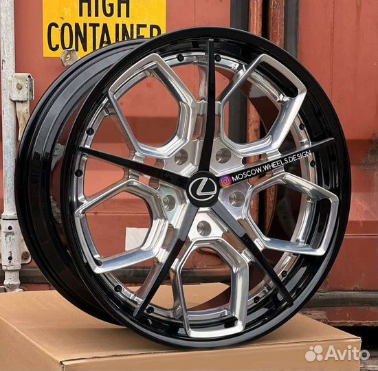 Кованые диски R22 на Lexus LX570 J200