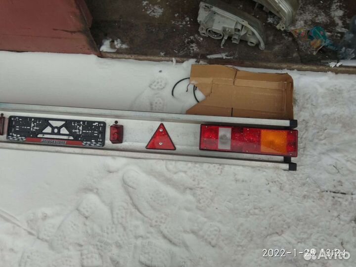 Задний бампер причал