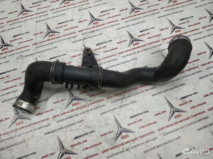 Патрубок интеркулера om646 w203 Mercedes верхний