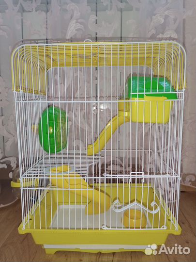 Клетка 3-х этажная для хомяков