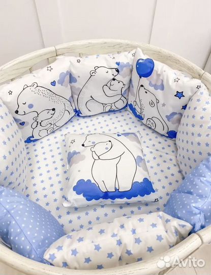 Бортики в детскую кроватку