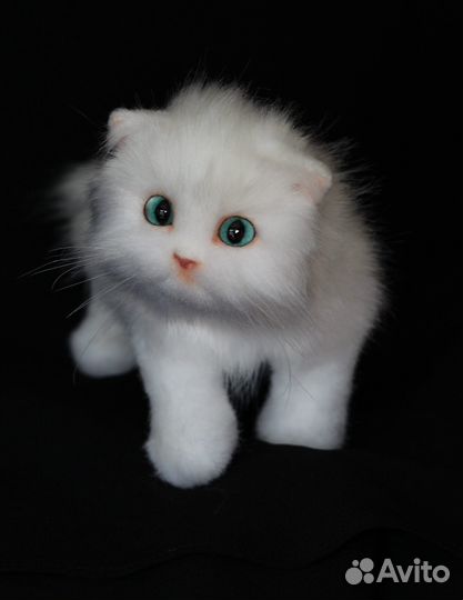 Котенок Игрушки ручной работы из меха