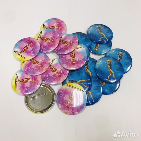 Значки металлические с любым изображением
