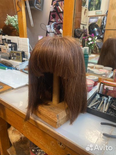 Парик ручной работы из натуральных волос