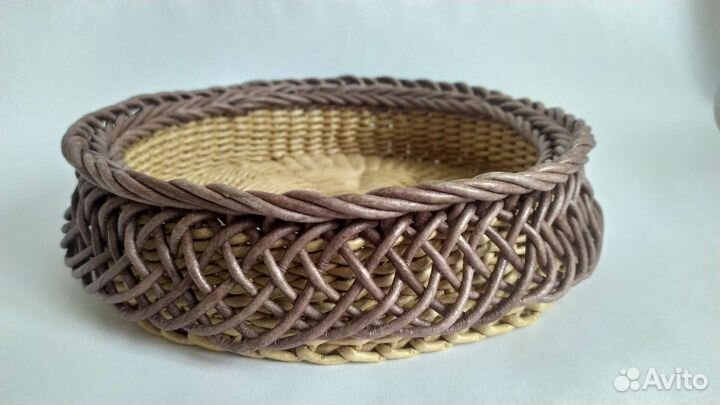 Плетеный поднос 