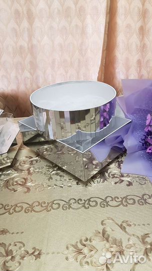 Зеркальные свадебные корзины