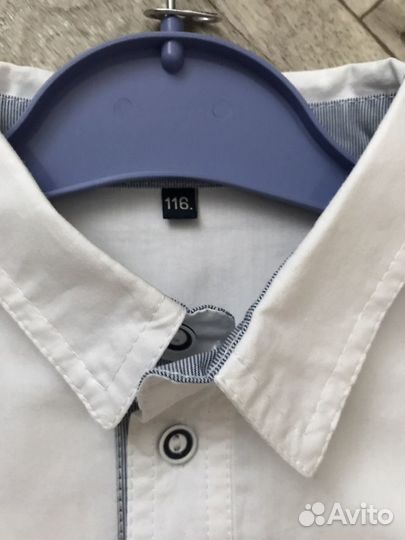 Рубашка белая 116