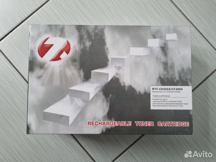 Тонер-картридж rtc ce505x/cf280x