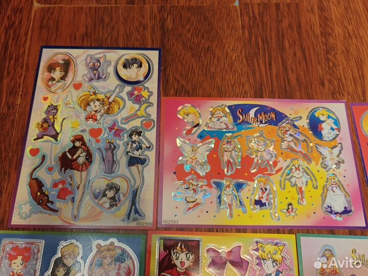 Наклейки Sailormoon с блестящими элементами