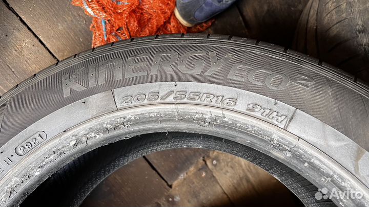 Комплект летней резины hankook 205/55 r16