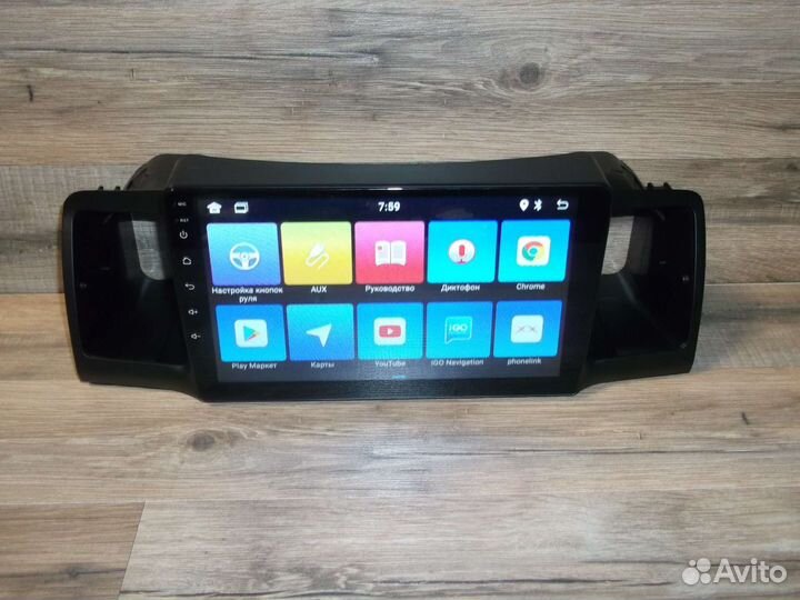 Магнитола Toyota Corolla E120 Android GPS