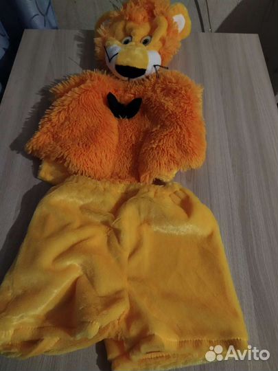 Новогодний костюм для мальчика тигрёнка- львенка н